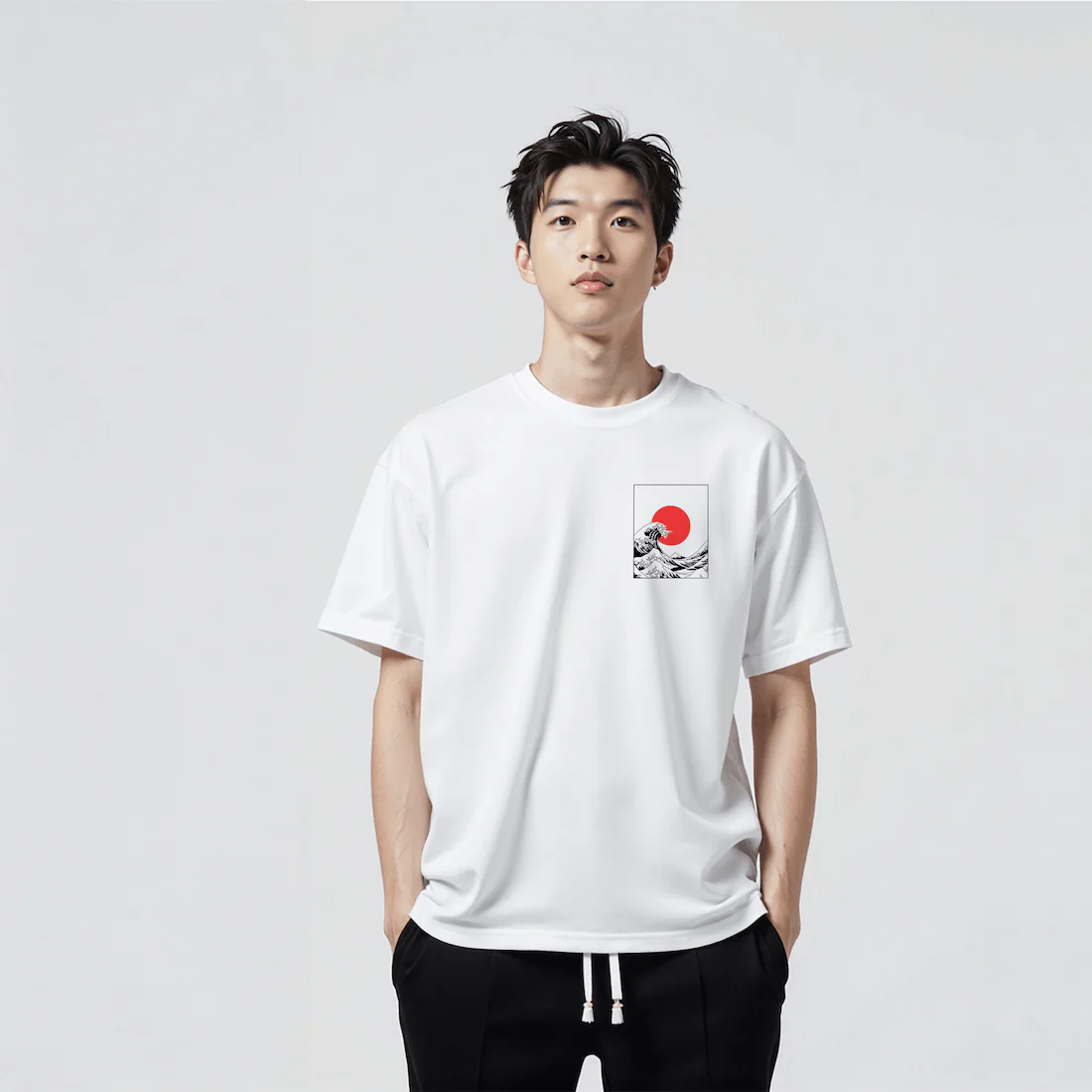 Kanagawa 2.0 - T-shirt japonais oversize - Image 4