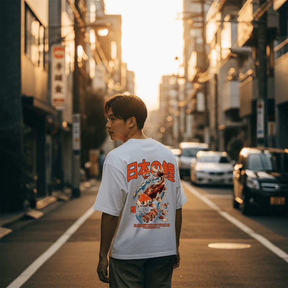 Koi 2.0 - T-shirt japonais oversize - Image 7