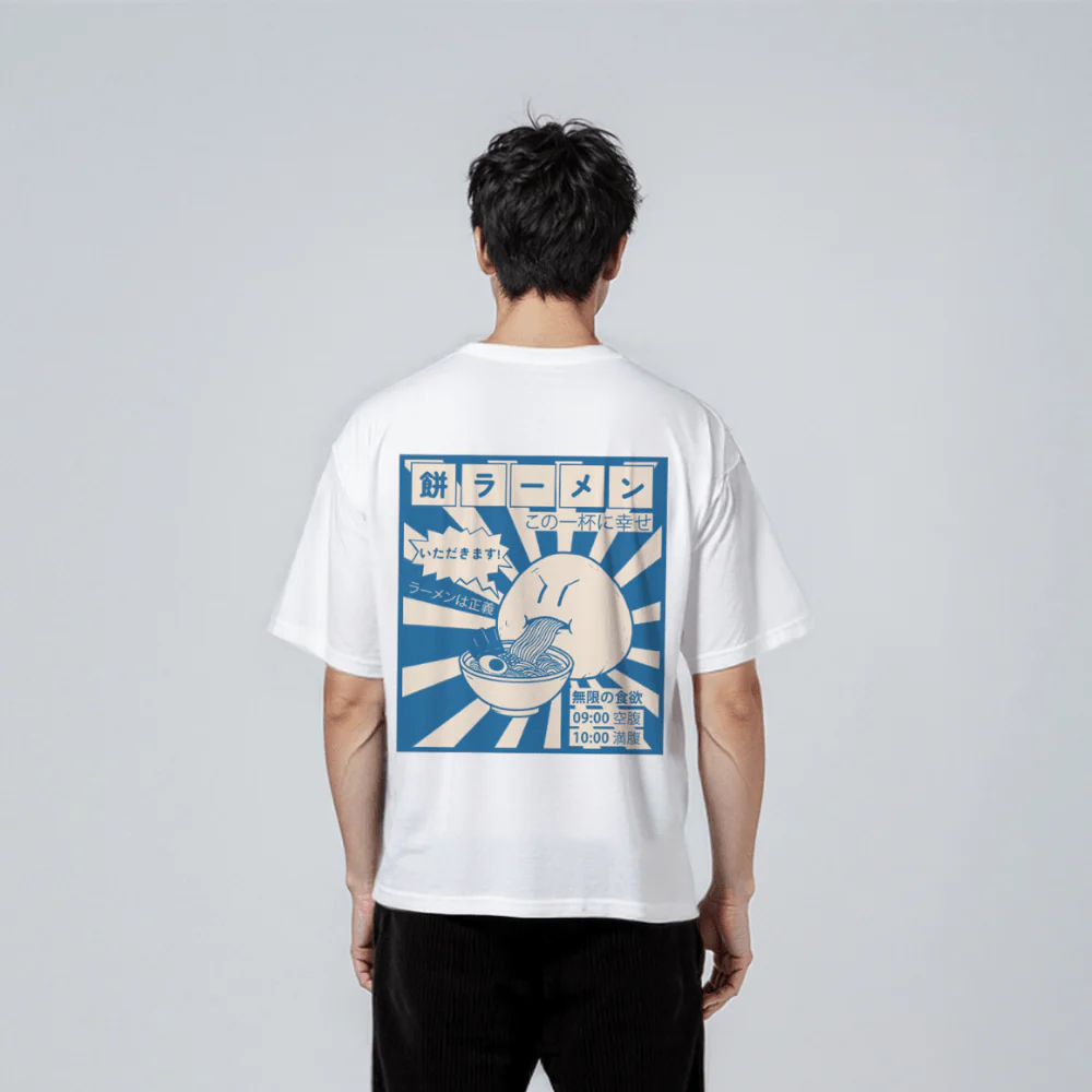 Mochi Crisis - T-shirt japonais oversize - Image 3
