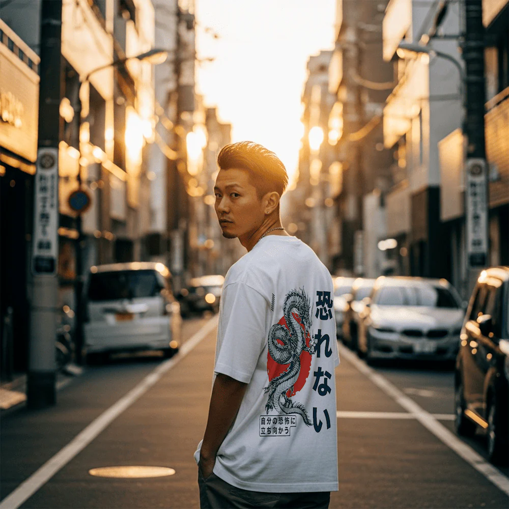Ryū - T-shirt japonais oversize - Image 7