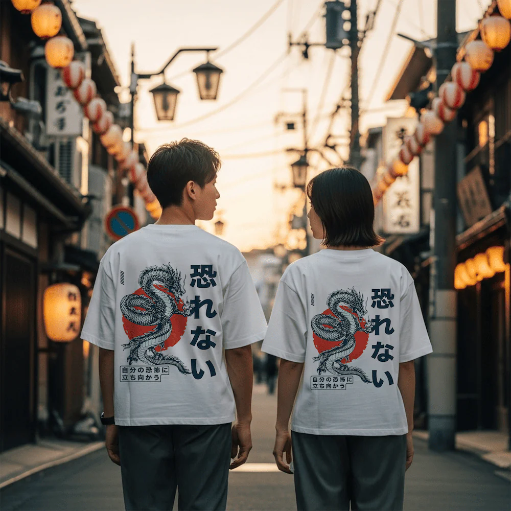 Ryū - T-shirt japonais oversize - Image 8