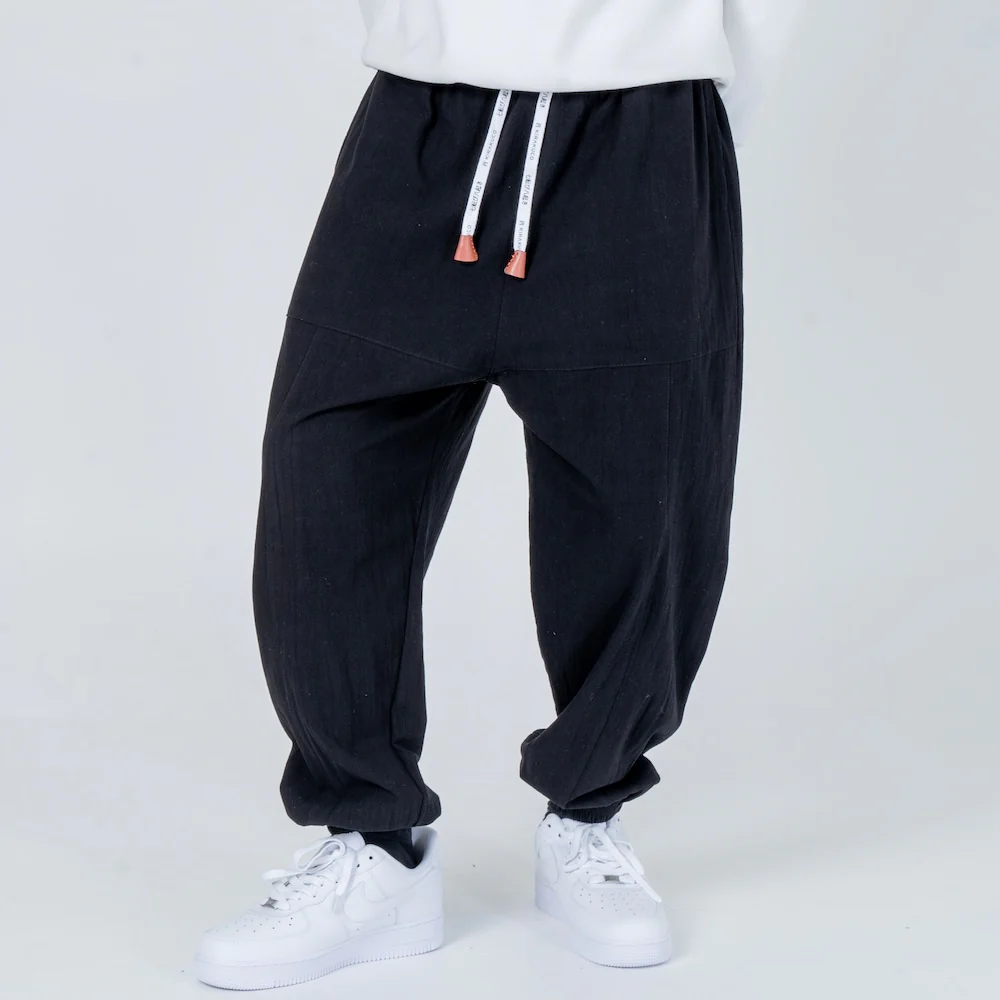 Shao - Pantalon harem confort en coton - Image 4