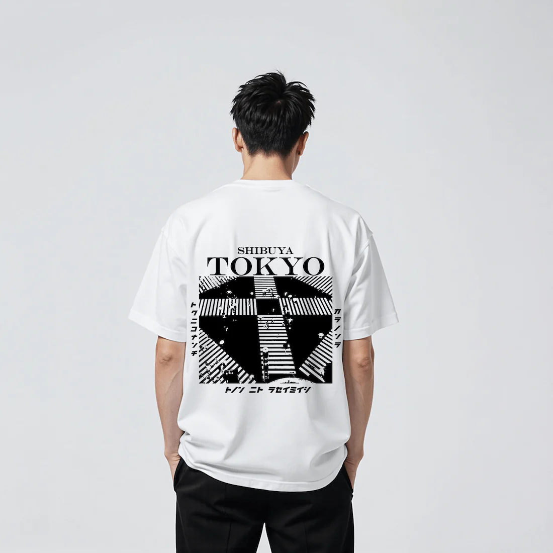 Shibuya - T-shirt japonais oversize - Image 3