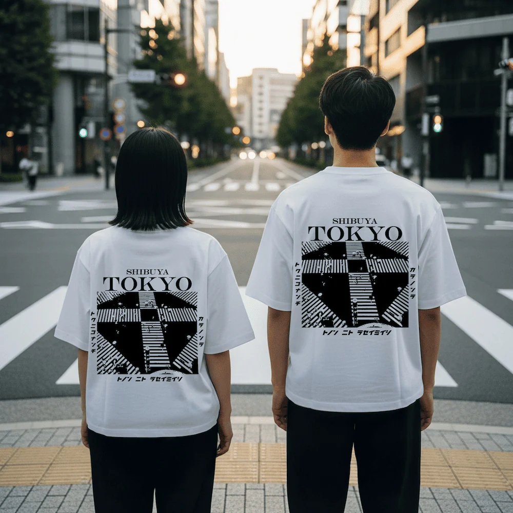 Shibuya - T-shirt japonais oversize - Image 9